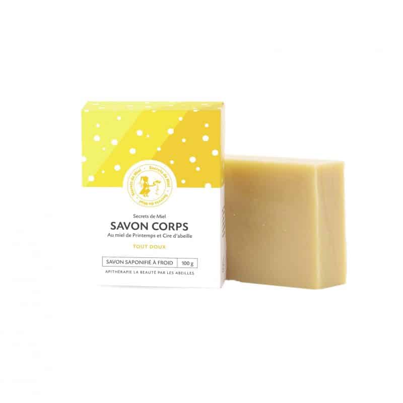 Savon solide corps - sapoinification à froid - naturel - bon pour la peau - secrets de miel|