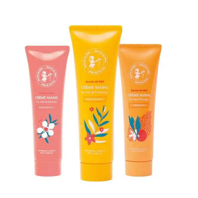 hydratation - mains sèches - miel - crèmes mains - Secrets de Miel