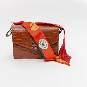élégant foulard de sac